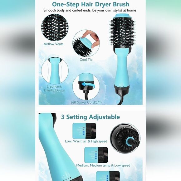 REVLON  WEAVING DREAM ONE STEP HAIR DRYERAND STYLE main image 6